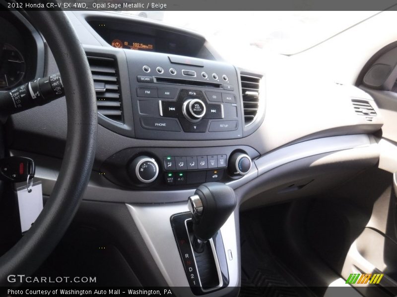 Opal Sage Metallic / Beige 2012 Honda CR-V EX 4WD