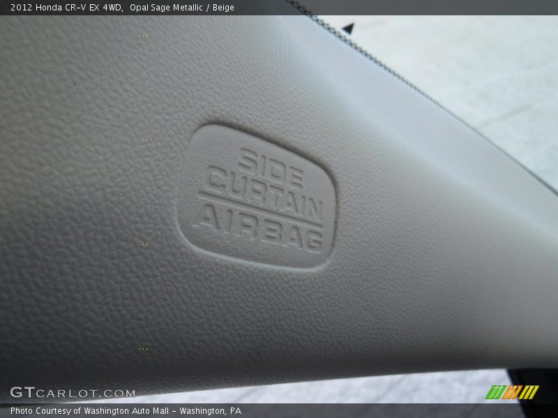 Opal Sage Metallic / Beige 2012 Honda CR-V EX 4WD