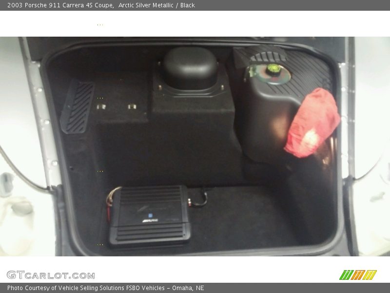 Arctic Silver Metallic / Black 2003 Porsche 911 Carrera 4S Coupe