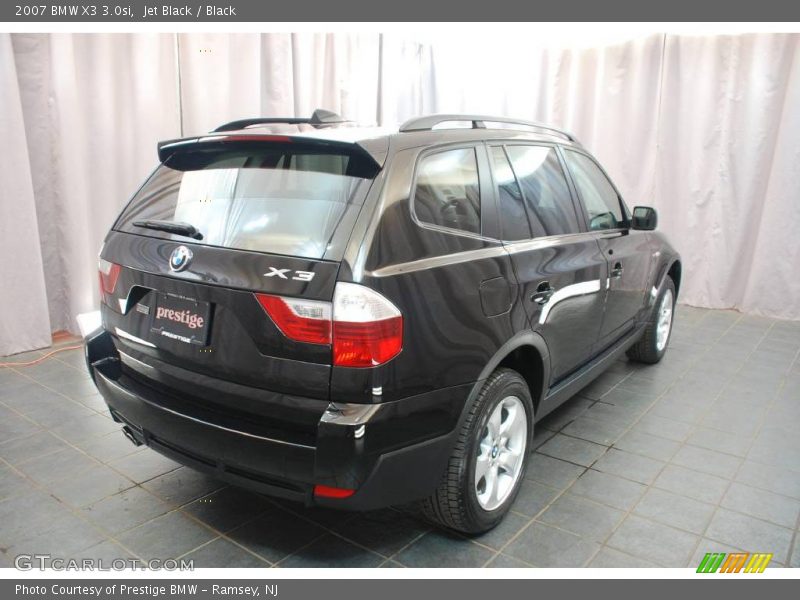 Jet Black / Black 2007 BMW X3 3.0si