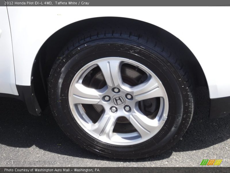 Taffeta White / Gray 2012 Honda Pilot EX-L 4WD