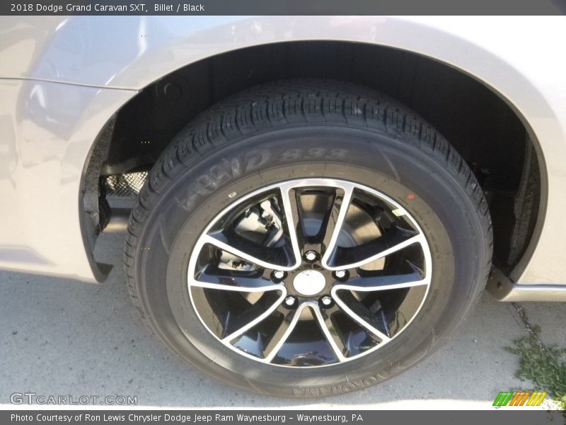 Billet / Black 2018 Dodge Grand Caravan SXT