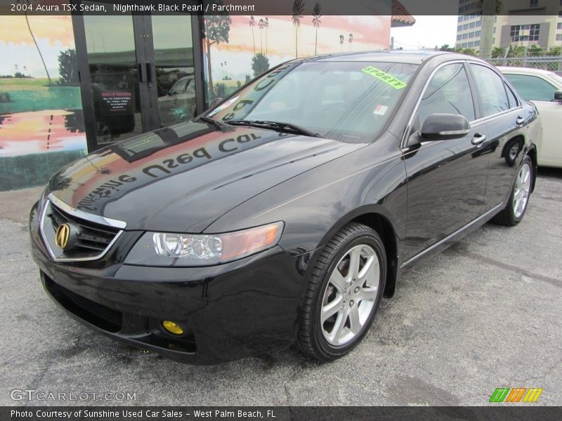 Nighthawk Black Pearl / Parchment 2004 Acura TSX Sedan