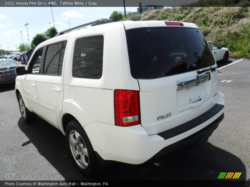 Taffeta White / Gray 2012 Honda Pilot EX-L 4WD