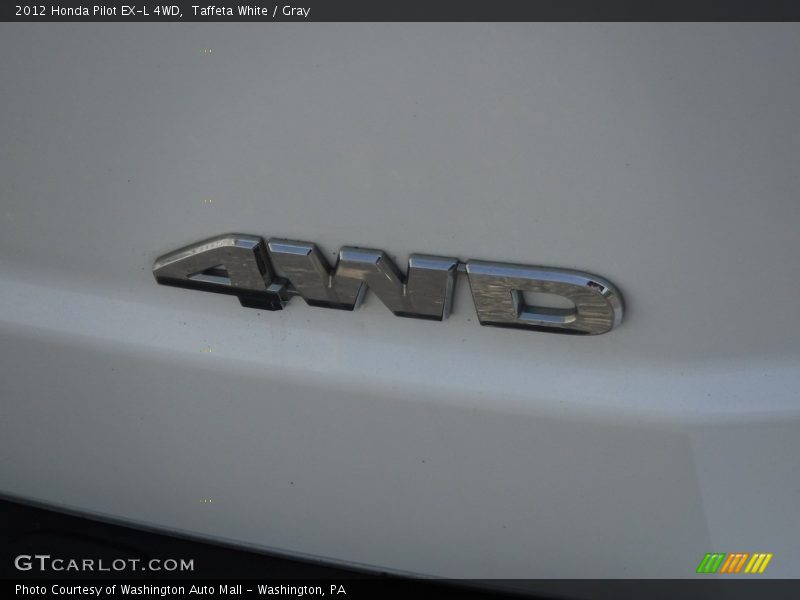 Taffeta White / Gray 2012 Honda Pilot EX-L 4WD