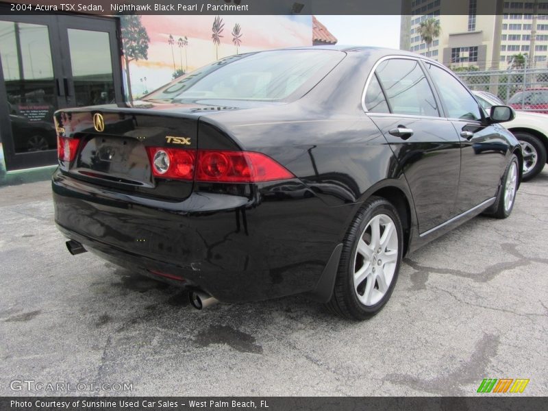 Nighthawk Black Pearl / Parchment 2004 Acura TSX Sedan