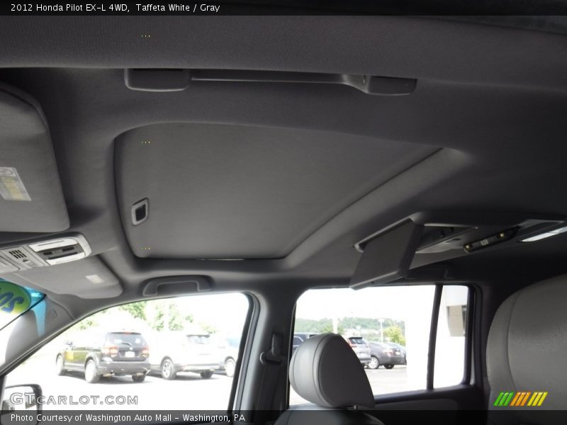 Taffeta White / Gray 2012 Honda Pilot EX-L 4WD