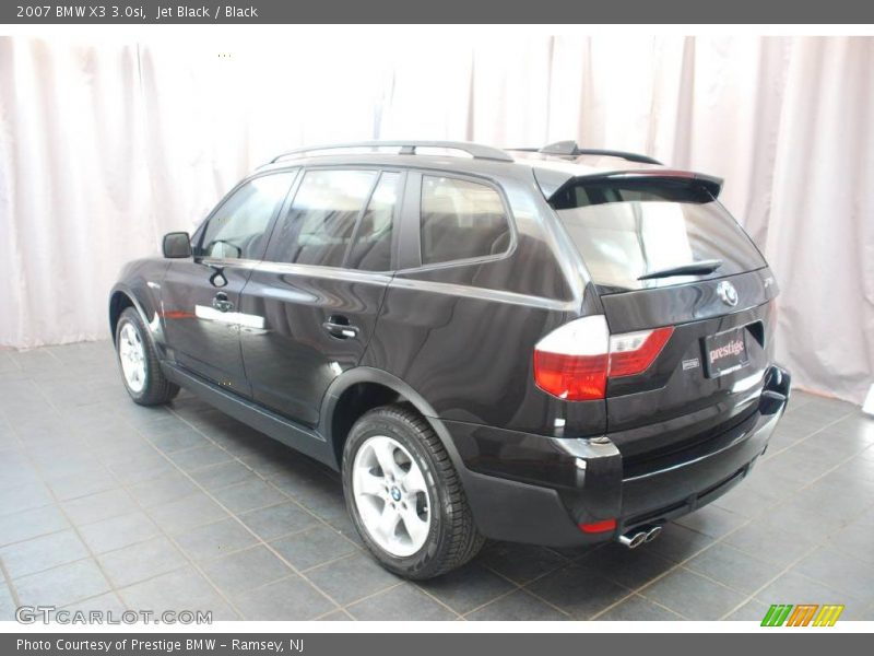 Jet Black / Black 2007 BMW X3 3.0si
