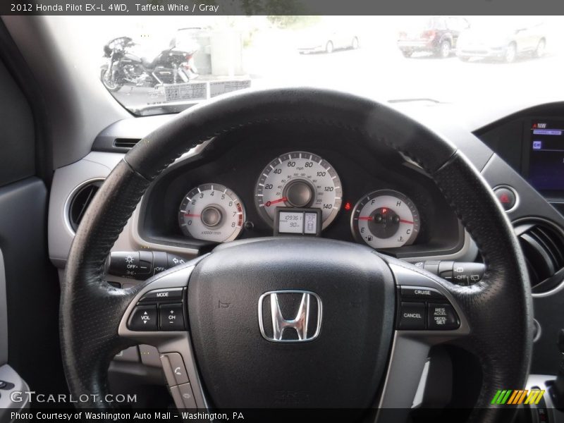 Taffeta White / Gray 2012 Honda Pilot EX-L 4WD