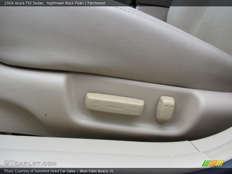 Nighthawk Black Pearl / Parchment 2004 Acura TSX Sedan