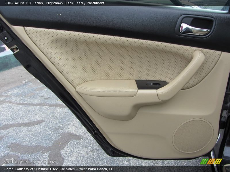 Nighthawk Black Pearl / Parchment 2004 Acura TSX Sedan
