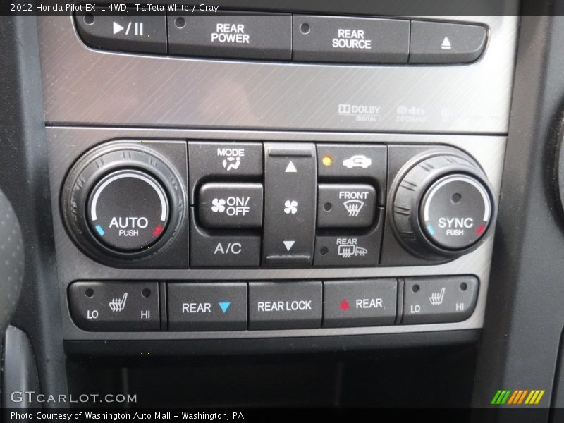 Taffeta White / Gray 2012 Honda Pilot EX-L 4WD