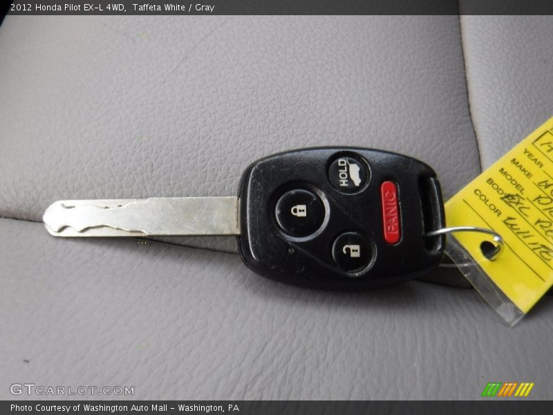 Taffeta White / Gray 2012 Honda Pilot EX-L 4WD