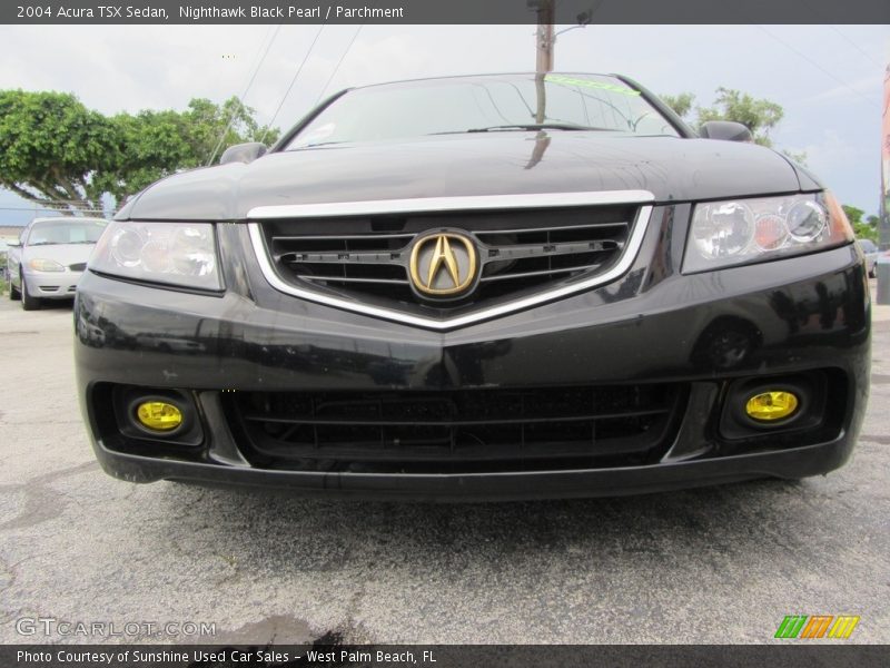 Nighthawk Black Pearl / Parchment 2004 Acura TSX Sedan