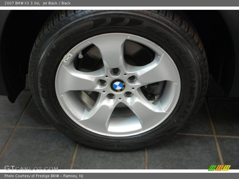 Jet Black / Black 2007 BMW X3 3.0si