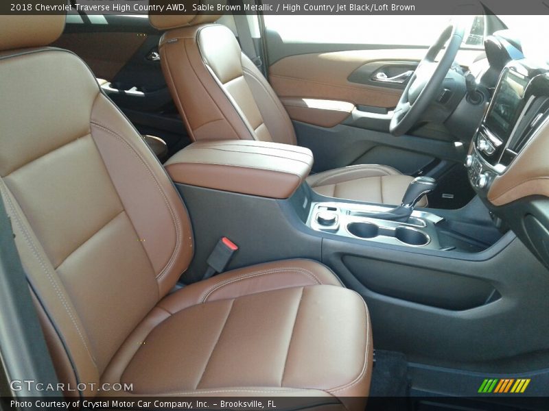 Sable Brown Metallic / High Country Jet Black/Loft Brown 2018 Chevrolet Traverse High Country AWD