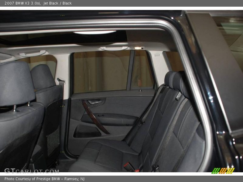 Jet Black / Black 2007 BMW X3 3.0si