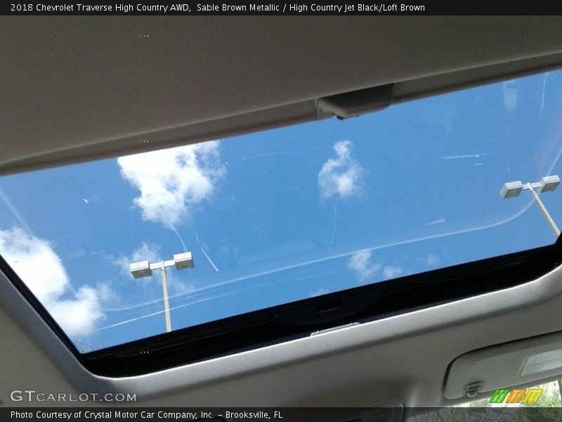Sable Brown Metallic / High Country Jet Black/Loft Brown 2018 Chevrolet Traverse High Country AWD