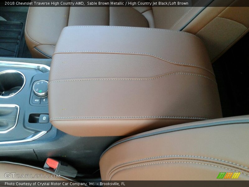 Sable Brown Metallic / High Country Jet Black/Loft Brown 2018 Chevrolet Traverse High Country AWD