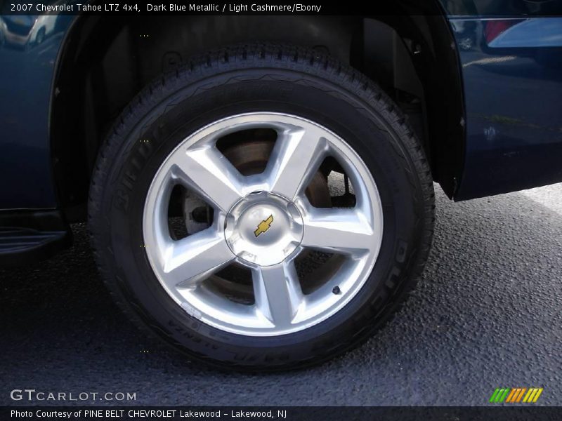 Dark Blue Metallic / Light Cashmere/Ebony 2007 Chevrolet Tahoe LTZ 4x4