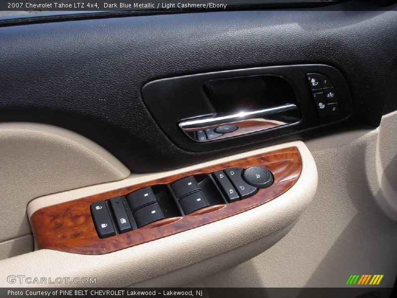 Dark Blue Metallic / Light Cashmere/Ebony 2007 Chevrolet Tahoe LTZ 4x4