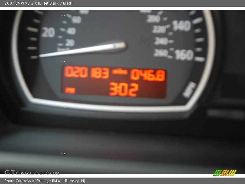 Jet Black / Black 2007 BMW X3 3.0si