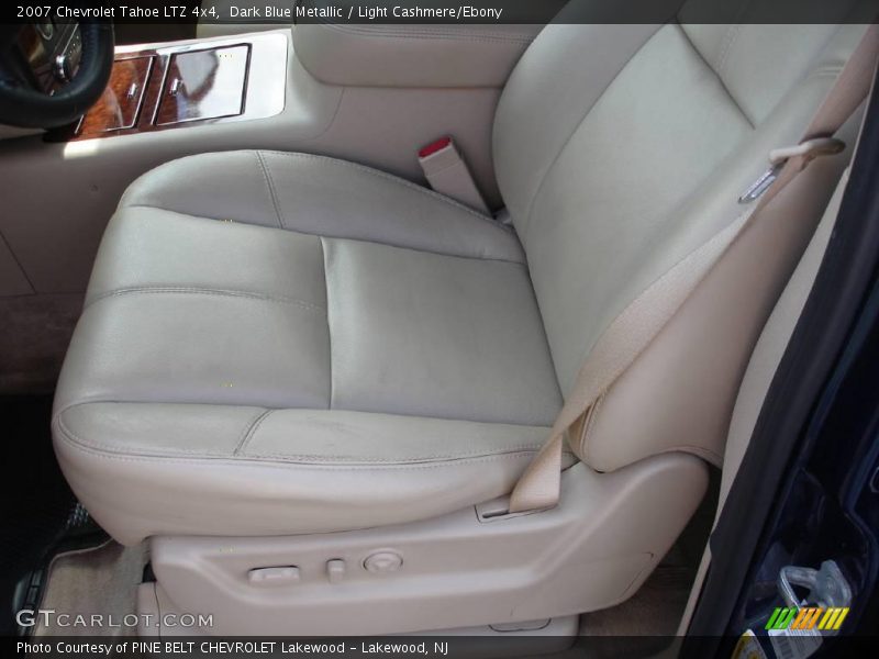 Dark Blue Metallic / Light Cashmere/Ebony 2007 Chevrolet Tahoe LTZ 4x4