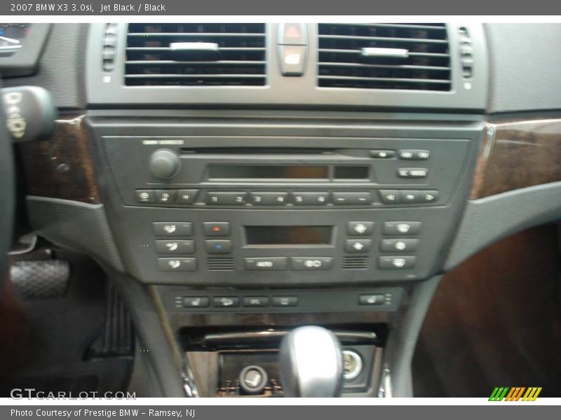 Jet Black / Black 2007 BMW X3 3.0si