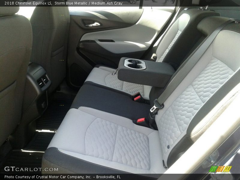 Storm Blue Metallic / Medium Ash Gray 2018 Chevrolet Equinox LS