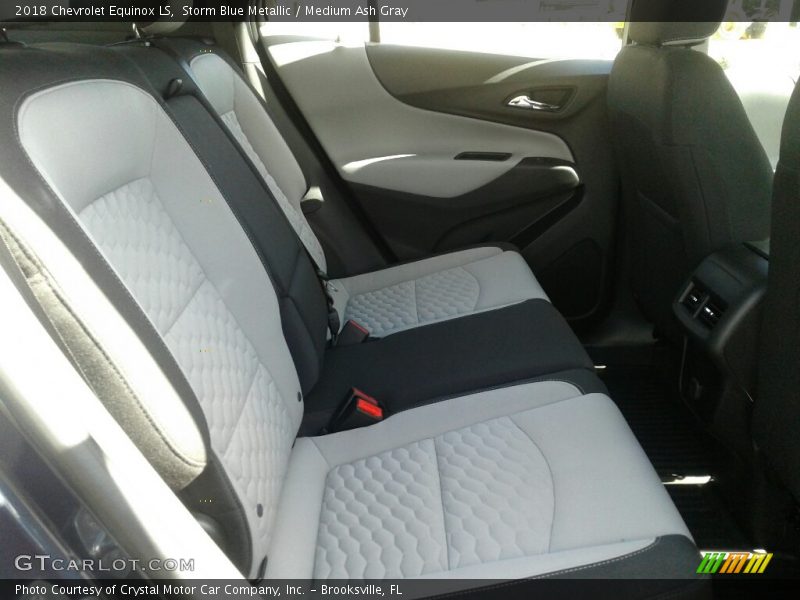 Storm Blue Metallic / Medium Ash Gray 2018 Chevrolet Equinox LS