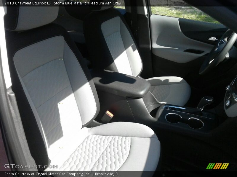 Storm Blue Metallic / Medium Ash Gray 2018 Chevrolet Equinox LS