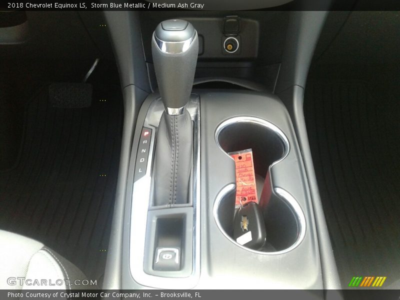 Storm Blue Metallic / Medium Ash Gray 2018 Chevrolet Equinox LS