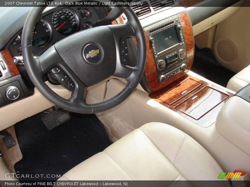 Dark Blue Metallic / Light Cashmere/Ebony 2007 Chevrolet Tahoe LTZ 4x4