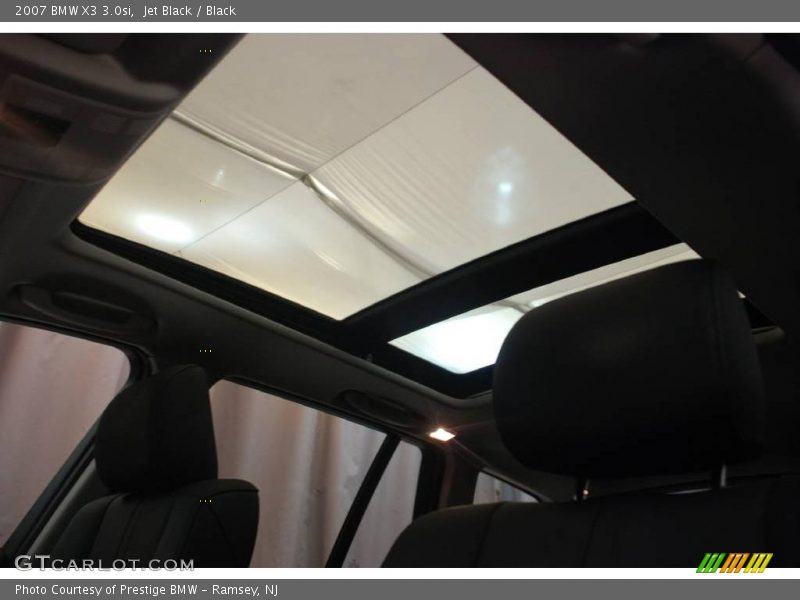 Jet Black / Black 2007 BMW X3 3.0si