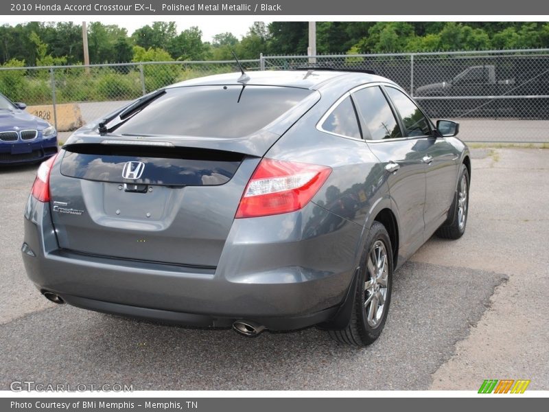 Polished Metal Metallic / Black 2010 Honda Accord Crosstour EX-L