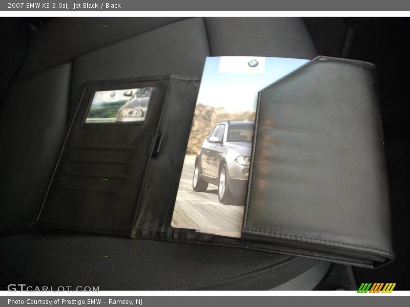 Jet Black / Black 2007 BMW X3 3.0si