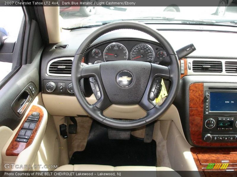 Dark Blue Metallic / Light Cashmere/Ebony 2007 Chevrolet Tahoe LTZ 4x4