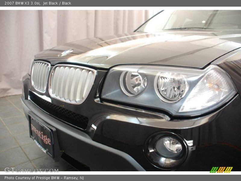 Jet Black / Black 2007 BMW X3 3.0si