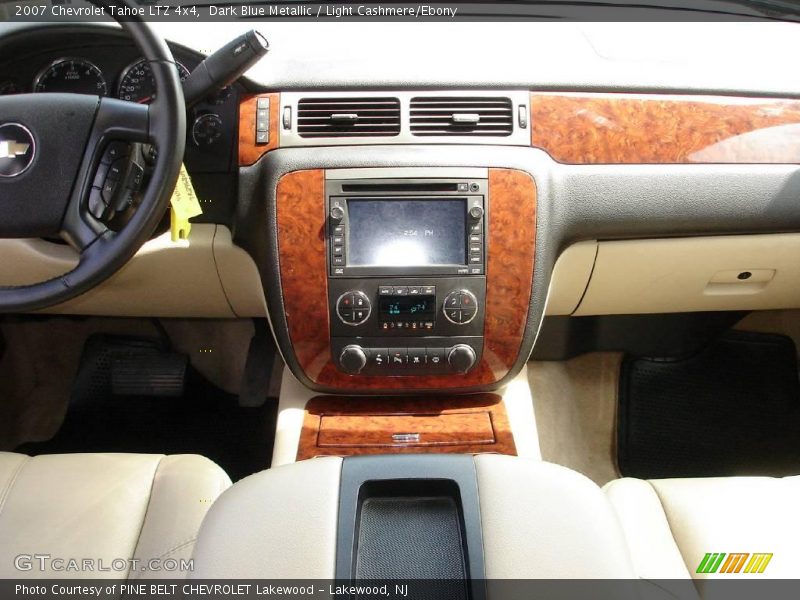 Dark Blue Metallic / Light Cashmere/Ebony 2007 Chevrolet Tahoe LTZ 4x4