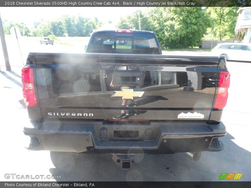 Black / High Country Jet Black/Ash Gray 2018 Chevrolet Silverado 3500HD High Country Crew Cab 4x4