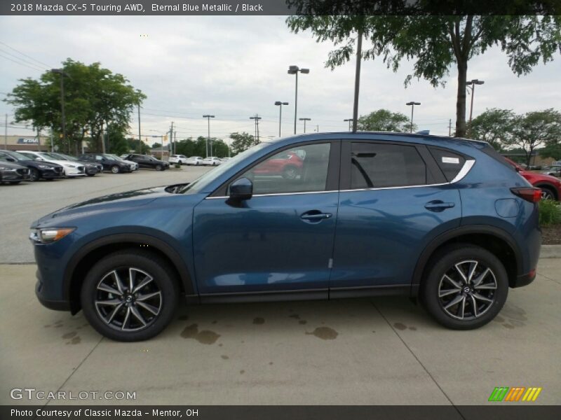Eternal Blue Metallic / Black 2018 Mazda CX-5 Touring AWD