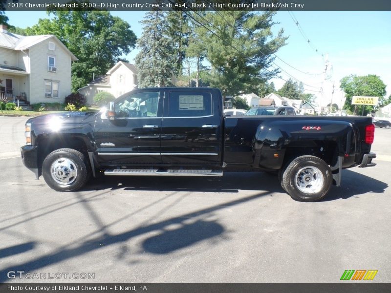 Black / High Country Jet Black/Ash Gray 2018 Chevrolet Silverado 3500HD High Country Crew Cab 4x4