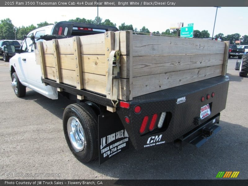 Bright White / Black/Diesel Gray 2015 Ram 3500 Tradesman Crew Cab 4x4 Dual Rear Wheel