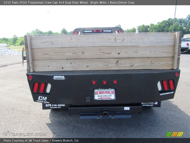 Bright White / Black/Diesel Gray 2015 Ram 3500 Tradesman Crew Cab 4x4 Dual Rear Wheel