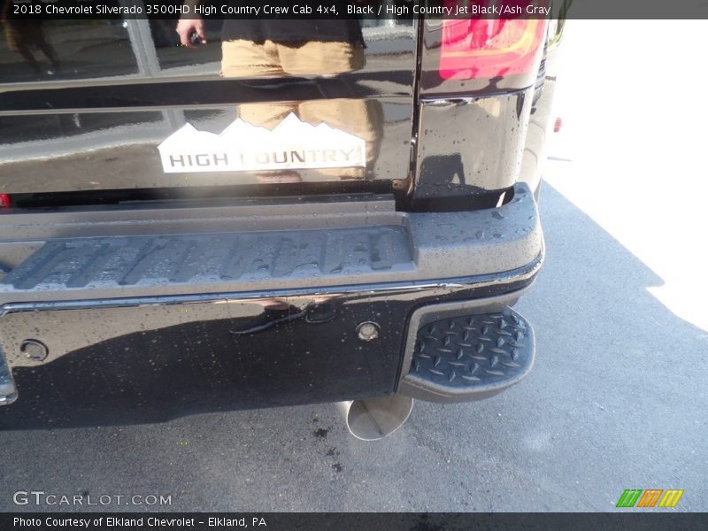 Black / High Country Jet Black/Ash Gray 2018 Chevrolet Silverado 3500HD High Country Crew Cab 4x4