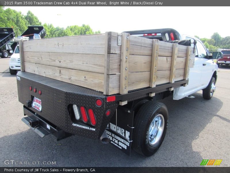Bright White / Black/Diesel Gray 2015 Ram 3500 Tradesman Crew Cab 4x4 Dual Rear Wheel