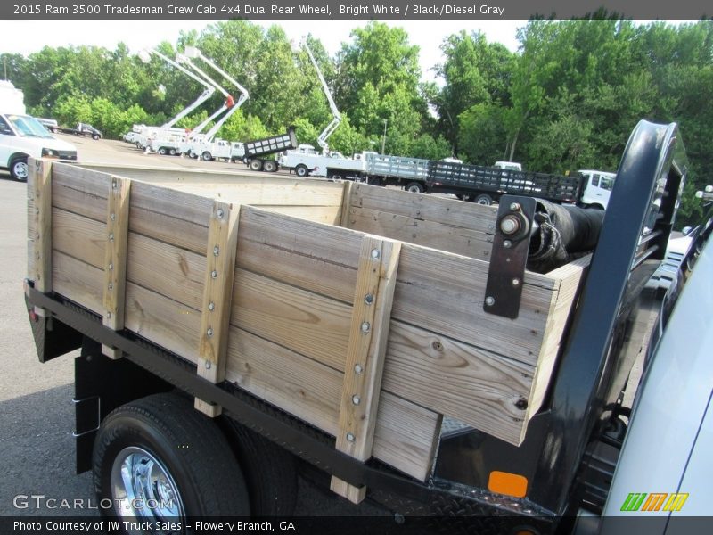 Bright White / Black/Diesel Gray 2015 Ram 3500 Tradesman Crew Cab 4x4 Dual Rear Wheel