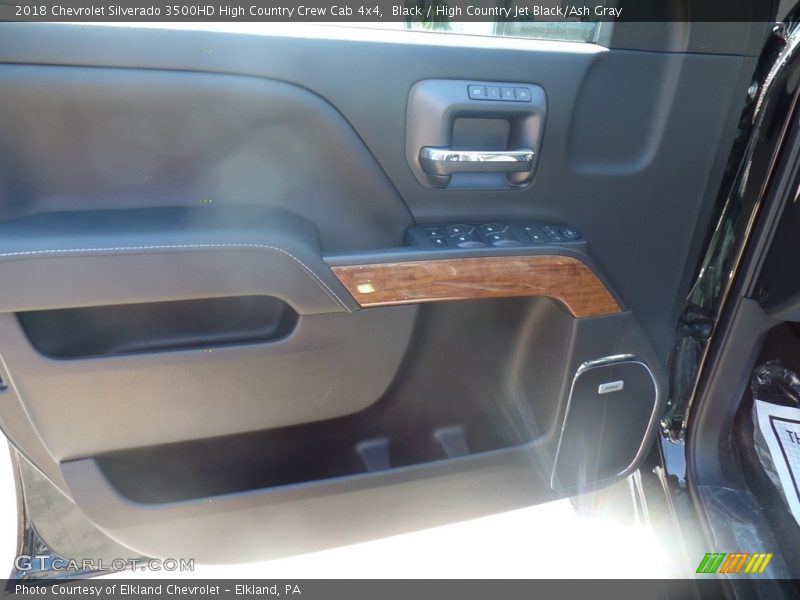 Black / High Country Jet Black/Ash Gray 2018 Chevrolet Silverado 3500HD High Country Crew Cab 4x4