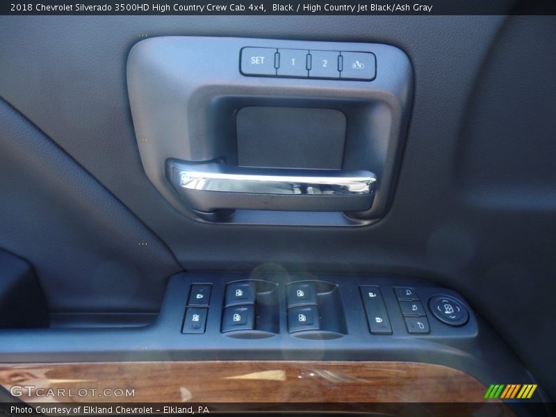Black / High Country Jet Black/Ash Gray 2018 Chevrolet Silverado 3500HD High Country Crew Cab 4x4