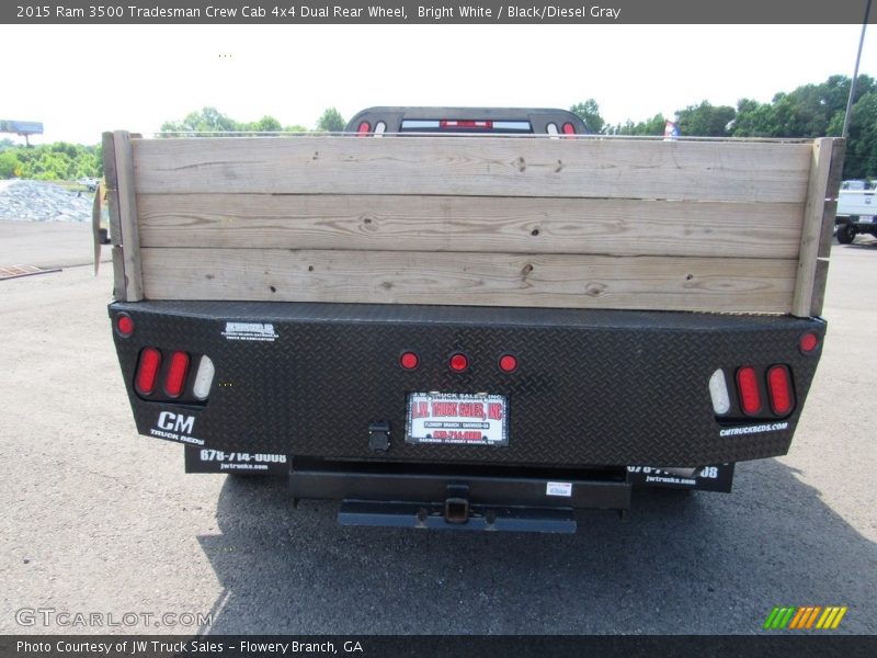 Bright White / Black/Diesel Gray 2015 Ram 3500 Tradesman Crew Cab 4x4 Dual Rear Wheel